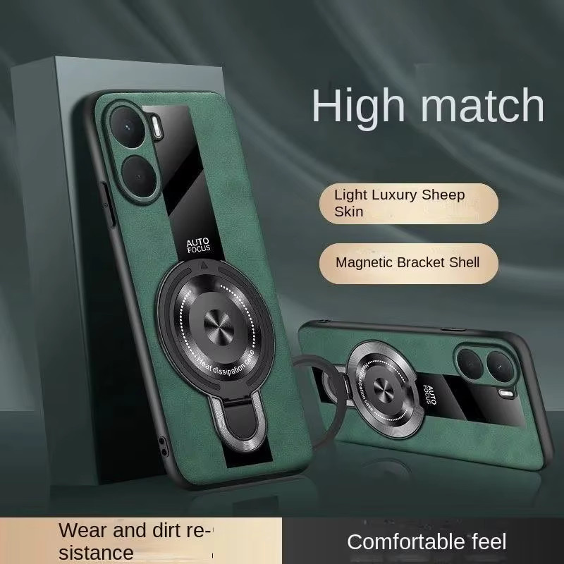Xiaomi Silikon Schutzhülle mit unsichtbarem Standfuß und Magnetfunktion für Poco X7, Poco F7, Poco X7 Pro und Mi 15 Ultra - Bild 1