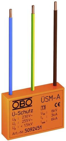 OBO Bettermann Überspannungsschutzgerät ÜSM-A-150 in Orange, 3 kA - Bild 1
