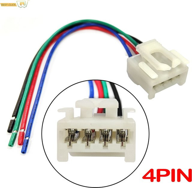XUKEY Rücklicht Pigtail Stecker für Fiat Grande Punto und Alfa Romeo 156 159 GT, 4 Pin Vorverdrahteter Adapter Kabel, 51277254 - Bild 1