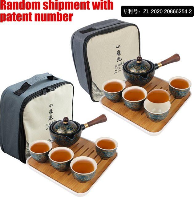 NICEYARD Gongfu Tee Set aus Porzellan mit Teeinfuser und Teetasse für Puer und Blumen Tee - Bild 1