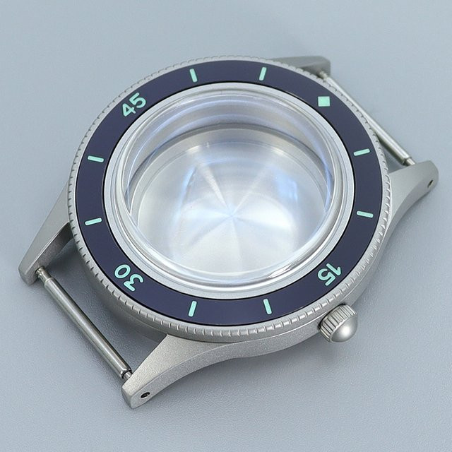 Uhrengehäuse Vintage 50 FATHOS, 40 mm, leuchtende Lünette, Saphirglas, Uhrenzubehör - Bild 1