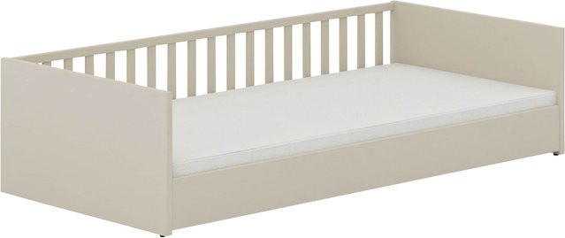 Paidi Bodenbett Little Flo für Kinder in Beige mit Schubladen, B/T/H: 90 x 200 x 120 cm - Bild 1