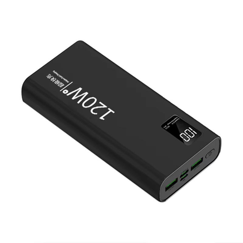 Power Bank mit 50000 mAh Kapazität und 120 W Superschnellladung in Schwarz - Bild 7