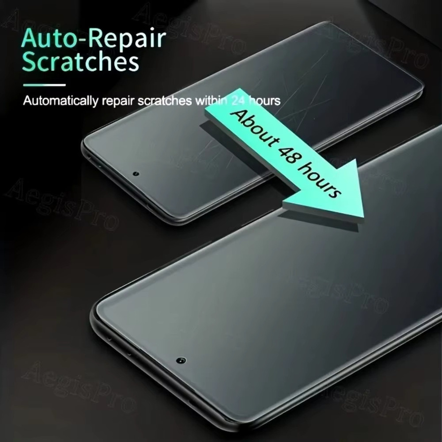 4er-Pack matte flexible Schutzfolien für Samsung Galaxy S24 Ultra, S25 FE und S25 Ultra Serie mit Vollbildabdeckung und Anti-Fingerabdruck-Effekt in Transparent - Bild 5