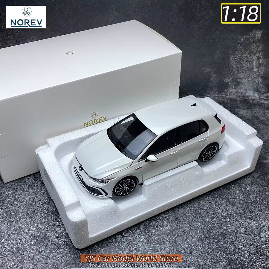 NOREV 2021 Golf GTI, Druckgussmodell, 1:18, Metall, Weiß - Bild 3