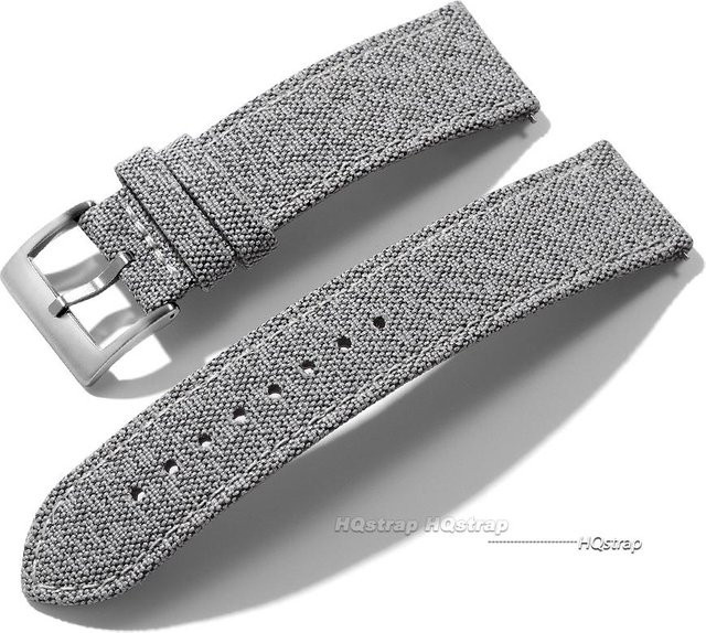 HQstrap Uhrenarmband Textil, grau, Unisex, 22mm - Bild 1