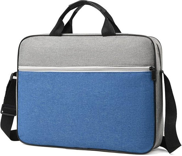 Wasserdichte Laptop-Umhängetasche für 15,6 Zoll Notebook-Hülle von Weft in Blau - Bild 1