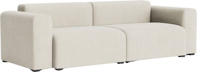 HAY Mags 2,5-Sitzer Sofa Kombination mit 1 Low Armrest in Beige - Bild 1