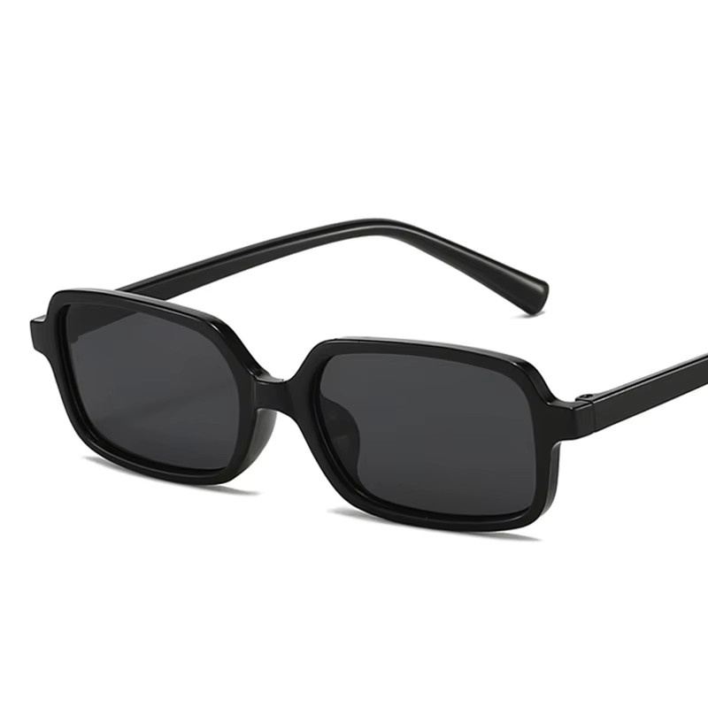 GLTRENDY Sonnenbrille, quadratisch, Vollrand, Kunststoff, Schwarz, Damen - Bild 2