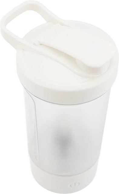 Elektrischer Mixbecher mfySpace White – Tragbarer und auslaufsicherer Protein Shaker aus Kunststoff mit Auto-Shutoff-Funktion - Bild 1