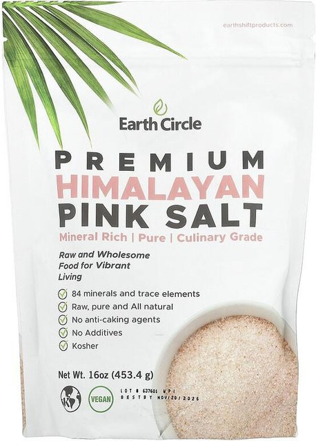 Earth Circle Organics Himalaya-Rosa-Salz 453,4 g - Bild 1