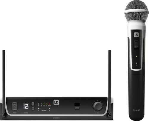 LD Systems U308 HHD Audio Extender Mikrofon-Verstärker in Schwarz mit XLR und 6,35 mm Klinkenausgang - Bild 1