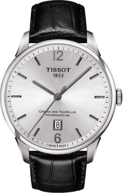 Tissot Armbanduhr Automatik, Edelstahlgehäuse, 42 mm, Lederarmband, Herren - Bild 1
