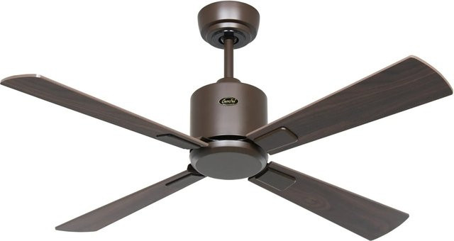 CASAFAN Deckenventilator Eco Neo III WiFi mit Fernbedienung und App-Steuerung, Bronze, Flügel in Nussbaum und Kirschbaum, Durchmesser: 103 cm - Bild 1