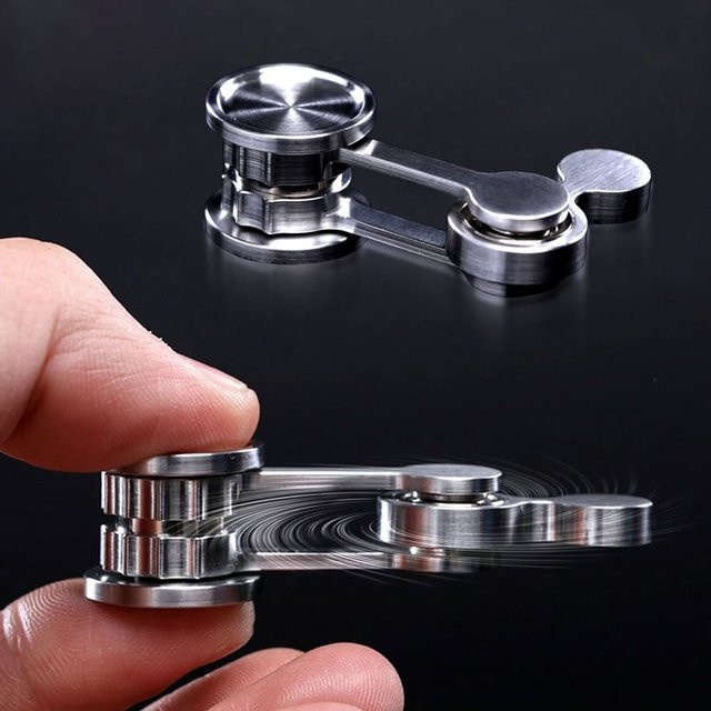 soulbao Fingerspitzen-Gyroskop, Edelstahl, zusammenklappbar, tragbar - Bild 1