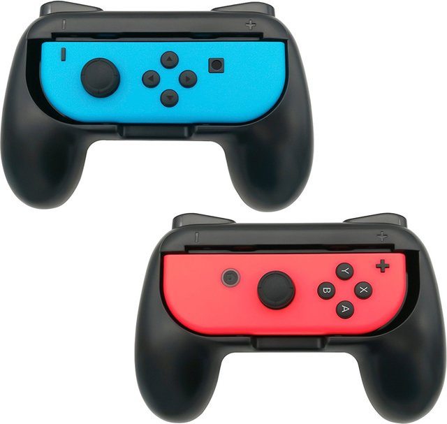 DOBE Griffzubehör TNS-851B Joystick-Griffe für Nintendo Switch Controller in Rot und Blau - Bild 1