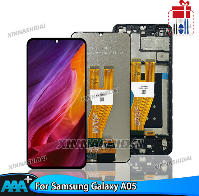 Samsung Galaxy A05 LCD-Display mit Touchscreen-Digitizer Ersatz in Schwarz - Bild 1