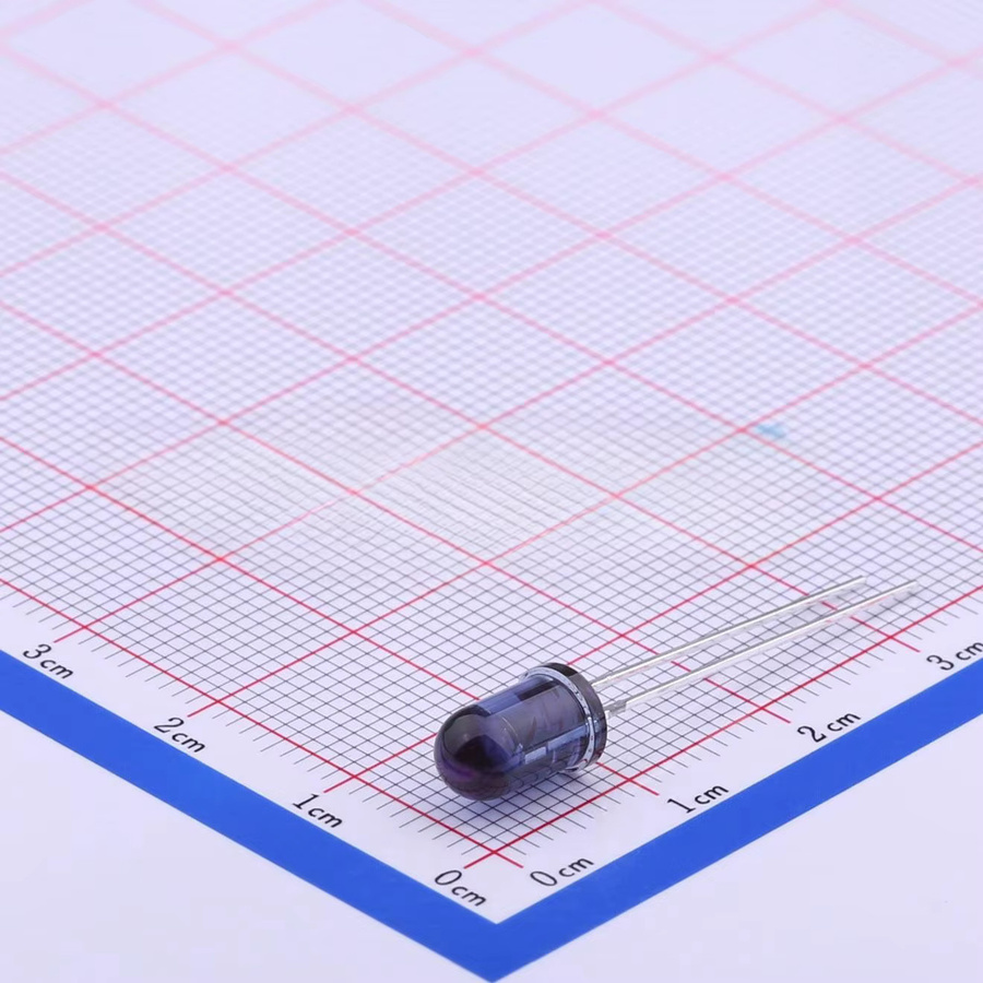Vishay Set aus 10 Infrarot-Emitter- und Empfängerdiode Tsal6100 Tsal6200 Tsal6400 Bpv10nf in Schwarz, Durchmesser: 5 mm - Bild 1