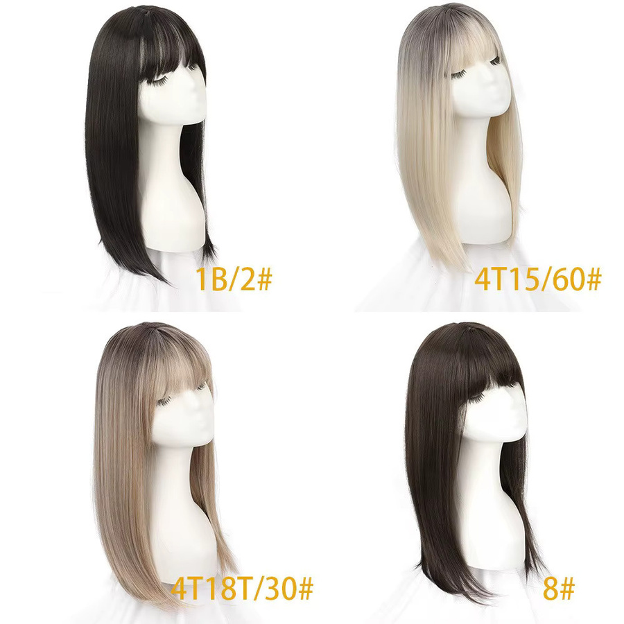 Horsepower star Clip-In-Haarteil mit Pony, blonde Haarverlängerung, Damen - Bild 1