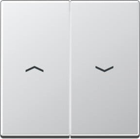 Jung Wippe Symbole aus Aluminium in Silber für Jalousiewippschalter A 595 P AL - Bild 1