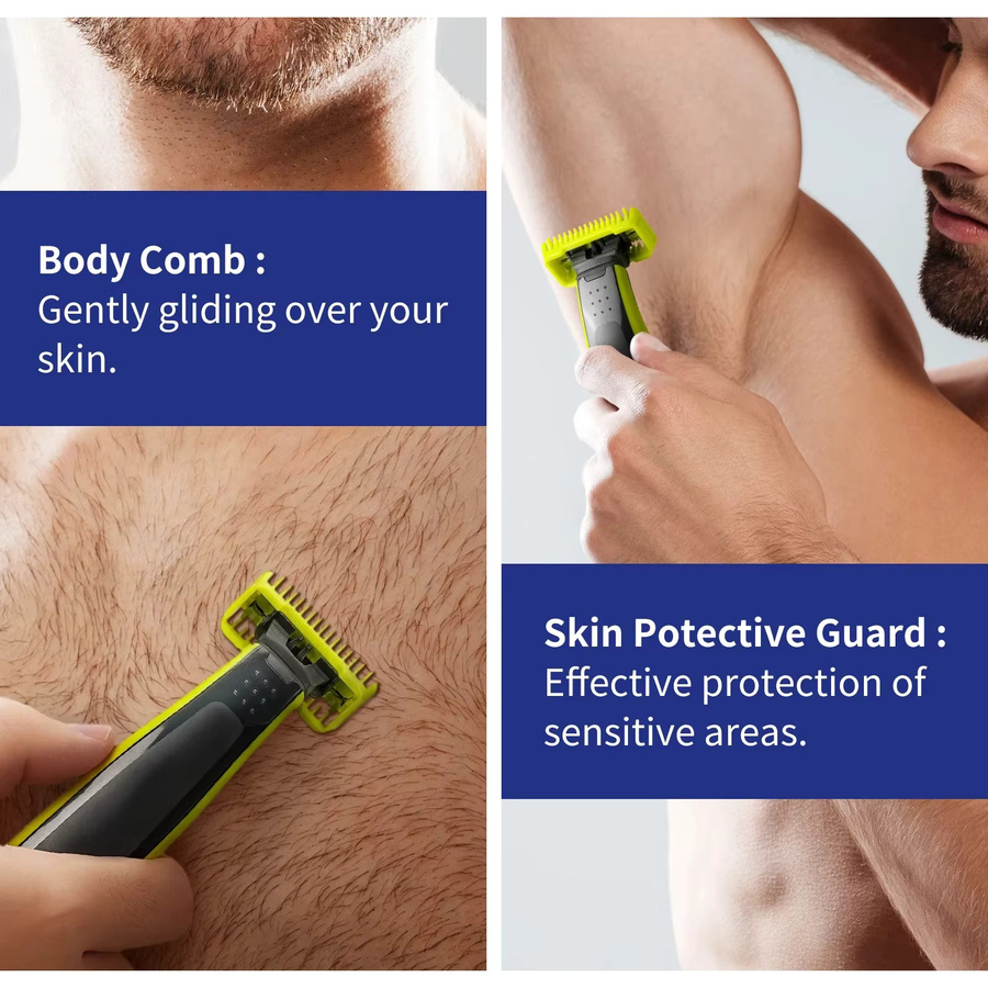 Philips Ersatzkopf Flying Shaving Trunk für OneBlade Hybrid-Trimmer - Bild 3