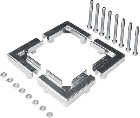 Hager Elektro-Sockelleisten-Zubehör Schwerlaststütze in Silber - Bild 1