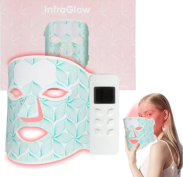 UBilli LED-Gesichtsmaske für Rotlicht-Infrarot-Therapie, Reife Haut - Bild 1