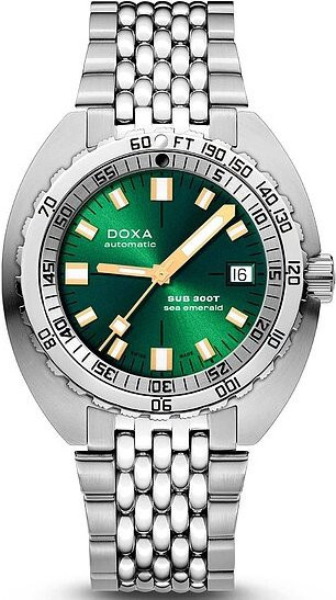 Doxa SUB300T Sea Emerald Armbanduhr, Automatik, Edelstahl, Grün, 42,5 mm, Unisex - Bild 1