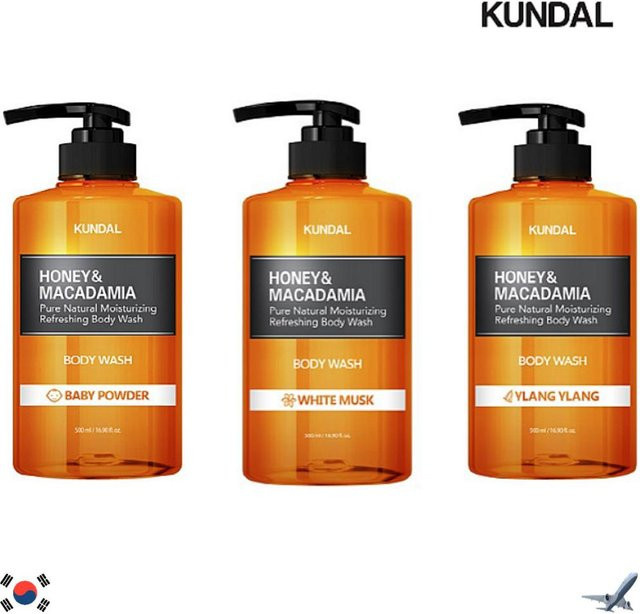 Kundal Honig & Macadamia Körperwäsche, 500 ml, Aloe Vera - Bild 1