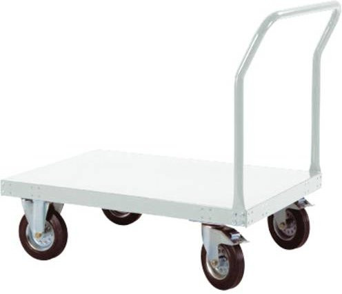 Manuflex Plattformwagen TT0181.7035 in Grau und Weiß aus Stahl - Bild 1