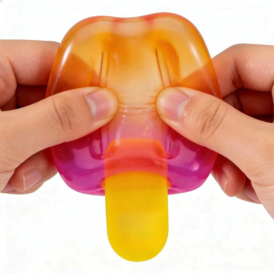 Meade Fidget Squishy Eis am Stiel, Quetschspielzeug, multicolour - Bild 3