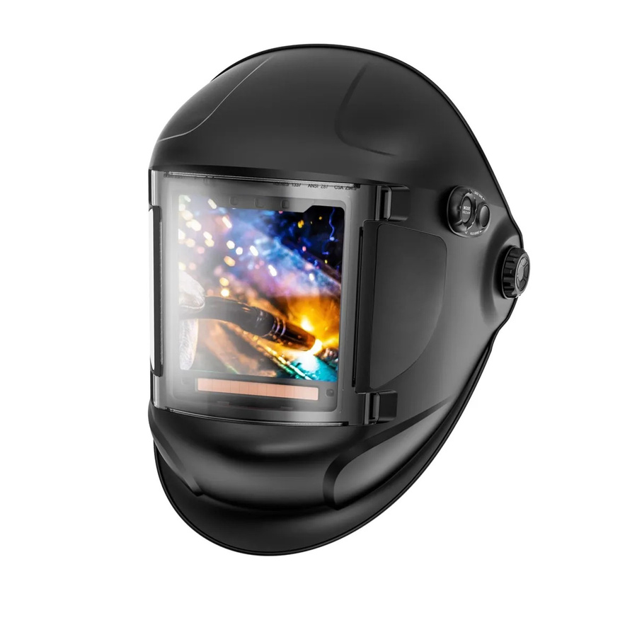 STAHLWERK Schweißhelm Titan 3 In 1 Automatik Schweißermaske in Schwarz - Bild 2