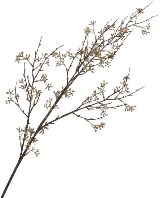 Tread Tribe Handgefertigter künstlicher Eukalyptus-Nusszweig mit Eukalyptusbeeren in Grün und Kaffeebraun - Bild 1