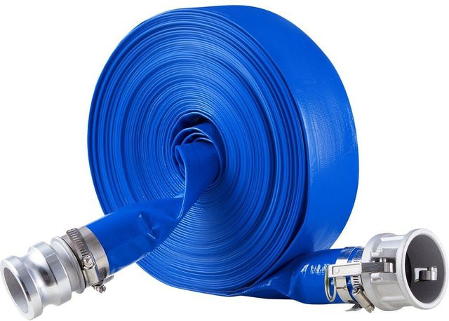 Buying Solutions MB Rückspülschlauch mit Armaturen, Blau, Durchmesser: 5,1 cm, Länge: 30,48 m - Bild 1