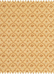 Quenin Tissu Myosotis Dekorationsstoff mit floralem Muster in Gold - Bild 1