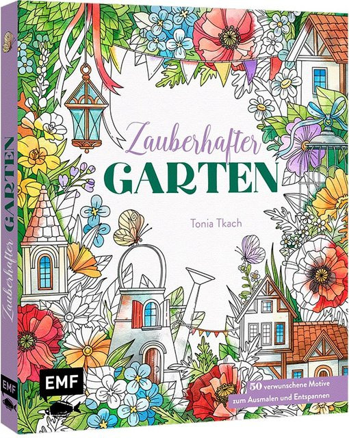 EMF Buch Zauberhafter Garten Garten Schmetterlinge floral Multi - Bild 1