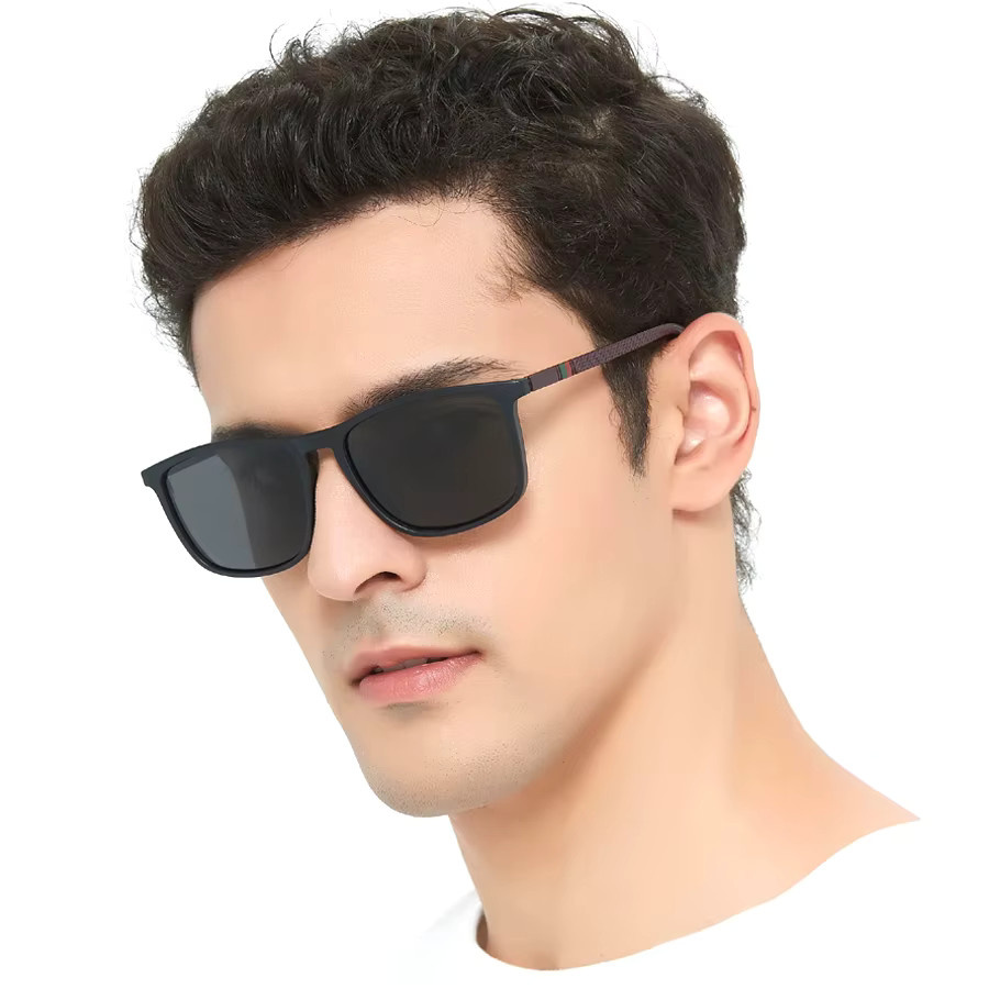 WSZ Sonnenbrille, quadratisch, Vollrand, Kunststoff, multicolor, Unisex - Bild 2