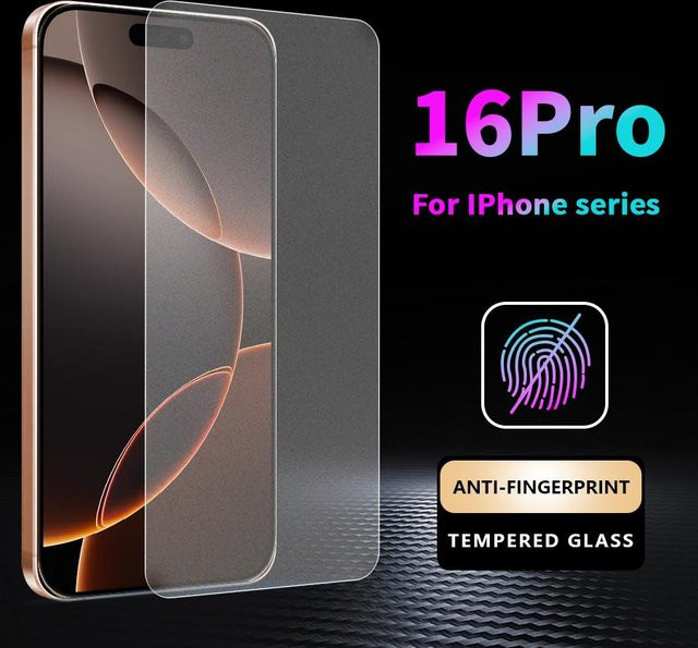 Mattierter Displayschutz aus gehärtetem Glas von Jappinen 3C in Transparent für iPhone 16 15 14 13 12 11 Pro XS Max Mini XR X 6 S 7 8 Plus SE 2020 und iPhone 16 Plus - Bild 1