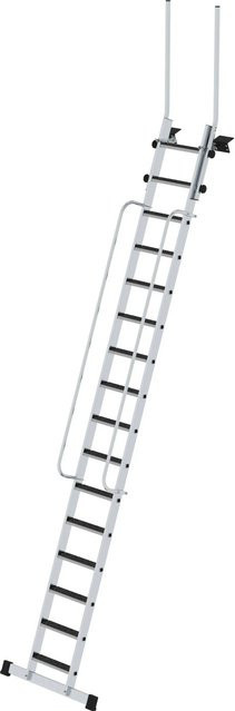 PROREGAL Geschossleiter mit 16 Stufen in Silber - Bild 1