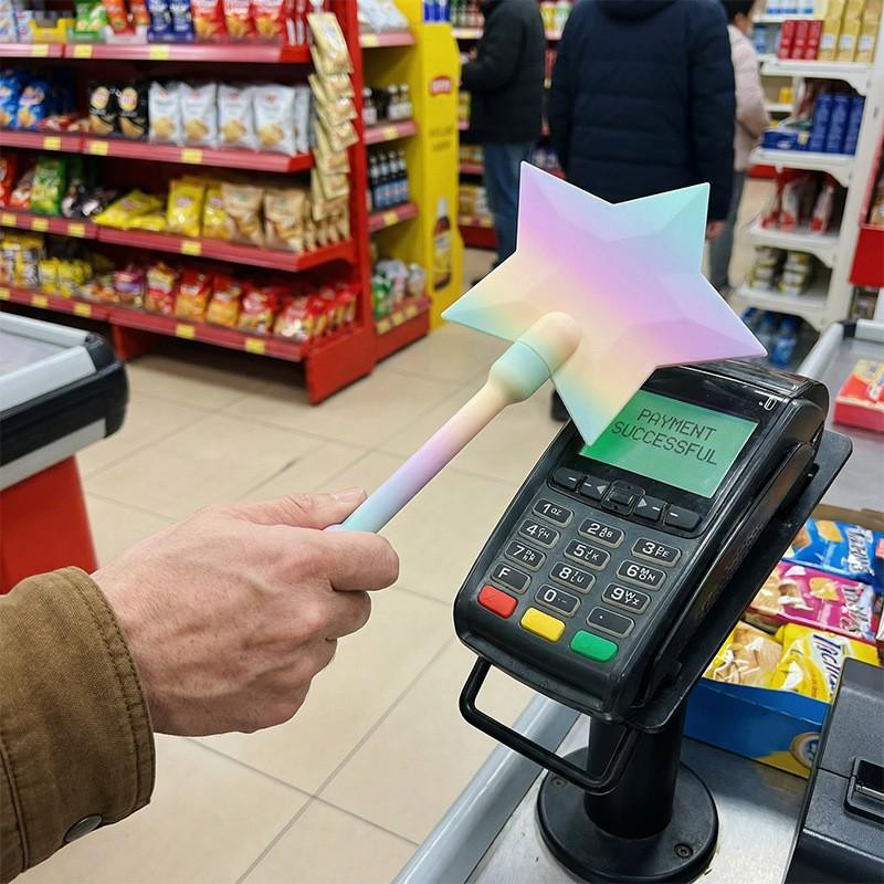 Linyi toy Zauberstab Kreditkarte Halter Bunt / Mehrfarbig - Bild 2