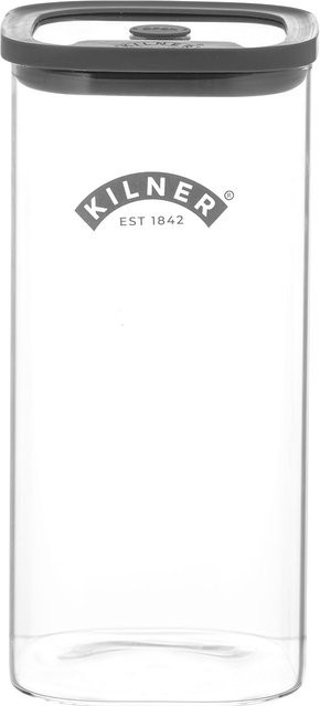 Kilner Vorratsdose aus Glas, transparent/grau, 0,45 l - Bild 1