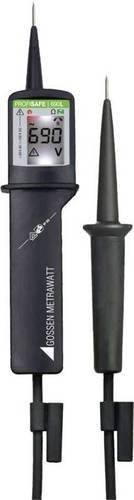 Gossen Metrawatt ProfiSafe 690L Zweipoliger Spannungsprüfer CAT III 690 V, CAT IV 600V mit LCD und LED in Schwarz - Bild 1