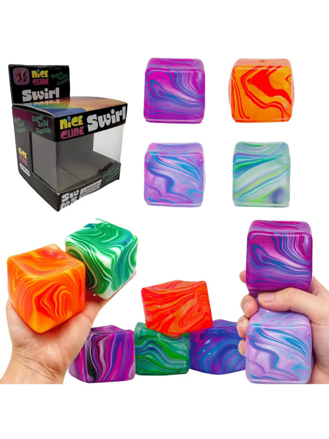 Needoh Sensorischer Stressabbau-Spielzeugwürfel, Gel-gefüllter dehnbarer Ball, Blindbox - Bild 6