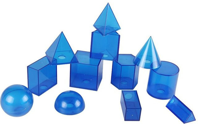 Kidsly 3D Geometrische Modell Math Spielzeug, Transparentes Lehrmittel, Lernspielzeug für Kinder - Bild 1