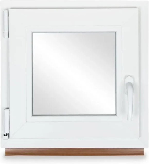 Neruli Kellerfenster 2-fach DIN links, weiß, B/H: 55 x 55 cm - Bild 1