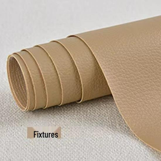 Selbstklebendes Lederreparaturpflaster von CreativeCorner in Beige, B: 137 cm - Bild 1