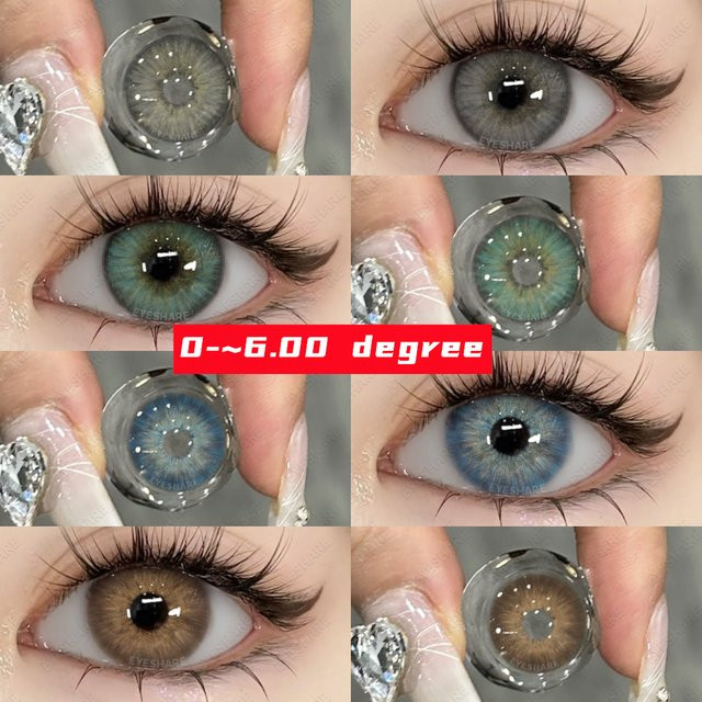EYESHARE Pattaya-Gray Farbige Kontaktlinsen Jahreslinsen - Bild 1