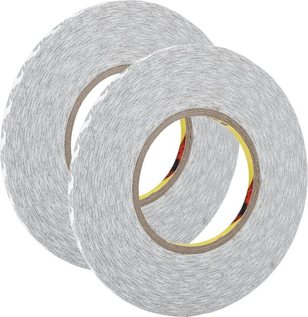 Meterk 2-teiliges Set doppelseitiges Klebeband in Weiß für LCD-Mobilbildschirme, Breite: 2 mm, 3 mm, 5 mm - Bild 1