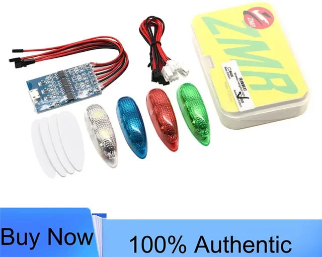 HawkSpeed ZMR III Kabellose Navigationsbeleuchtung, LED-Licht, 1S Wiederaufladbar, 4 Modi - Bild 1