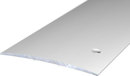 Carl Prinz Übergangsprofil aus Aluminium in Silber, B: 80 mm, H: 5 mm, seitlich versenkt gelocht - Bild 1